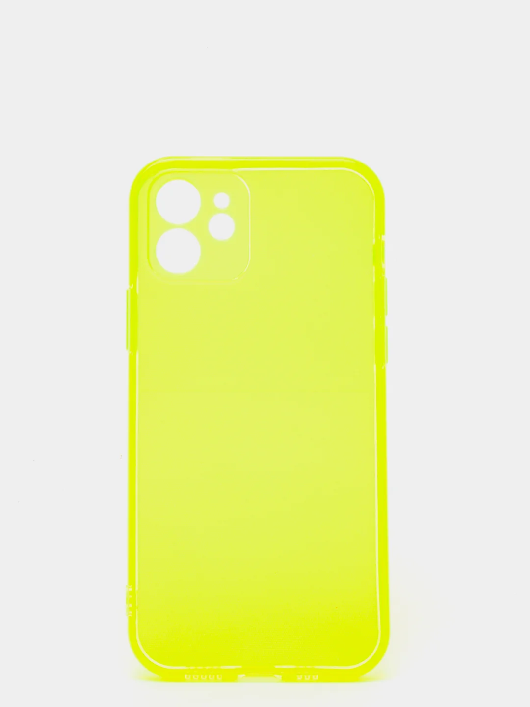 Желтый силиконовый чехол для iPhone 11, iPhone 12
