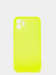 Желтый силиконовый чехол для iPhone 11, iPhone 12