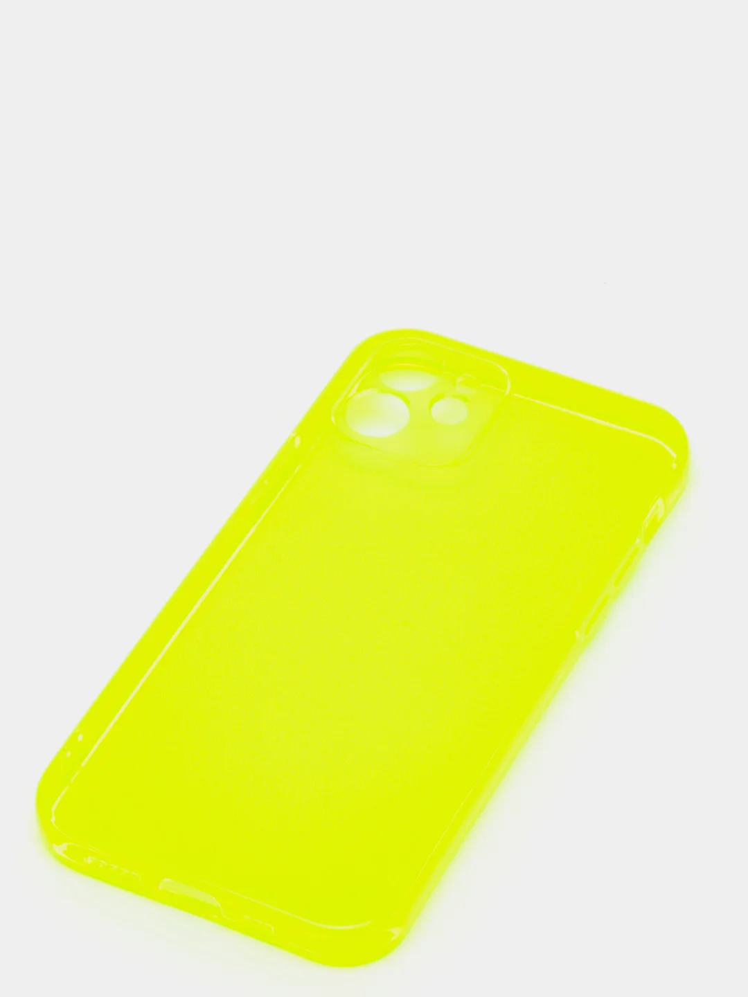 Желтый силиконовый чехол для iPhone 11, iPhone 12