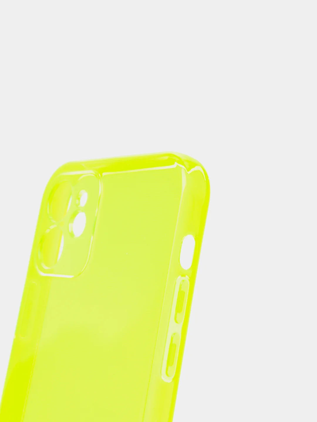 Желтый силиконовый чехол для iPhone 11, iPhone 12