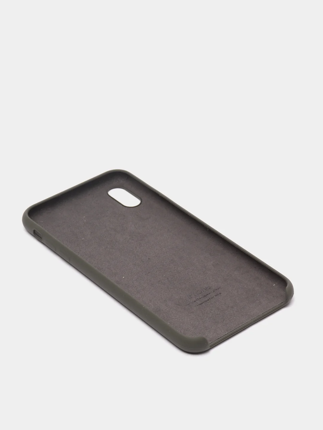 Черный чехол Silicone Case для iPhone XS MAX