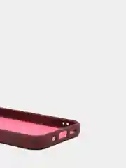 Пурпурный чехол Apple iPhone 12 mini (5.4") silicone case силиконовый с закрытым низом бархат внутри