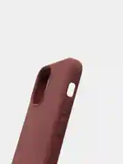 Пурпурный чехол Apple iPhone 12 mini (5.4") silicone case силиконовый с закрытым низом бархат внутри