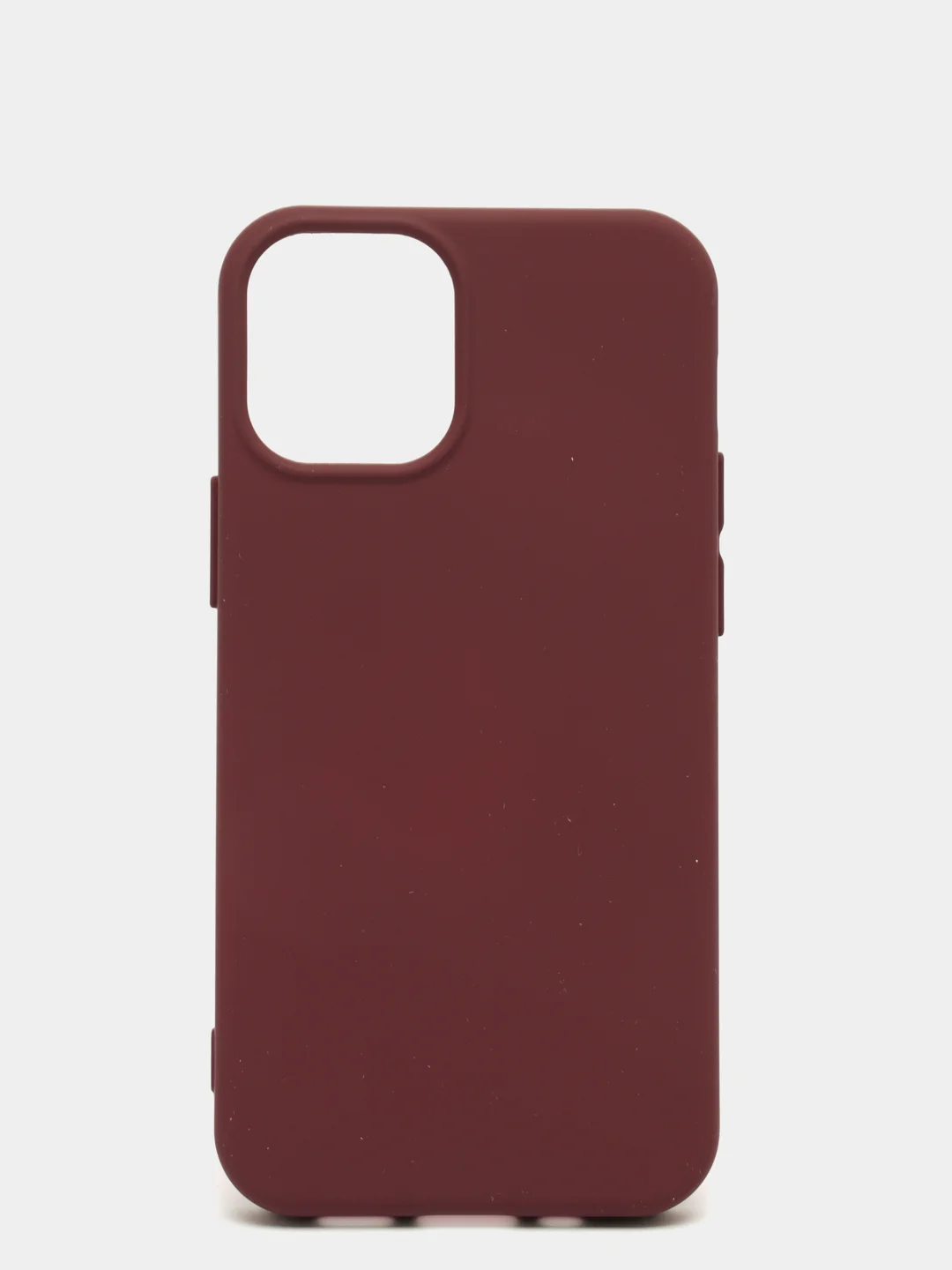 Пурпурный чехол Apple iPhone 12 mini (5.4") silicone case силиконовый с закрытым низом бархат внутри