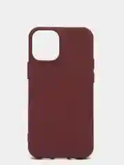 Пурпурный чехол Apple iPhone 12 mini (5.4") silicone case силиконовый с закрытым низом бархат внутри