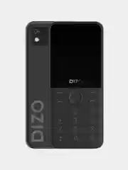 Черный мобильный телефон Realme Dizo Star 300, кнопочный