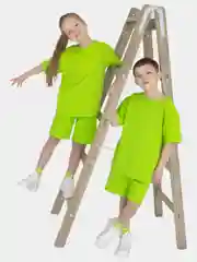 Салатовый спортивный костюм детский