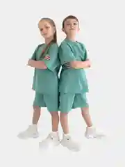 Мятный спортивный костюм детский