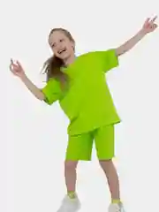 Салатовый спортивный костюм детский