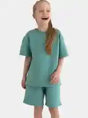 Мятный спортивный костюм детский