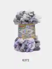 Сиреневый пряжа Alize Puffy Color 100% Микрополиэстер 100г  9м