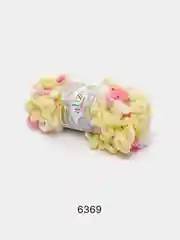 Светло-жёлтый пряжа Alize Puffy Color 100% Микрополиэстер 100г  9м
