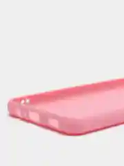 Розовый чехол силиконовый на Samsung Galaxy A02