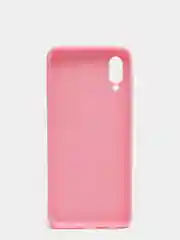 Розовый чехол силиконовый на Samsung Galaxy A02