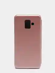 Розовый чехол-книжка Samsung Galaxy A6 2018, Самсунг Галакси А6 2018