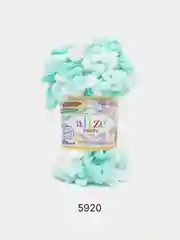 Мятный пряжа Alize Puffy Color 100% Микрополиэстер 100г  9м