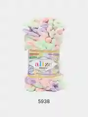 Бирюзовый пряжа Alize Puffy Color 100% Микрополиэстер 100г  9м
