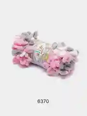 Пудровый пряжа Alize Puffy Color 100% Микрополиэстер 100г  9м