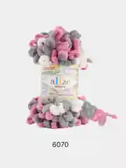Аметистовый пряжа Alize Puffy Color 100% Микрополиэстер 100г  9м