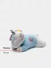 Голубой мягкая игрушка "Единорожка", 45 см, 30 см
