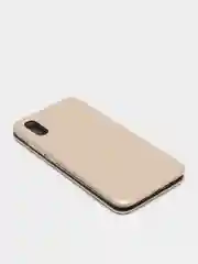 Золотой чехол книжка Xiaomi Mi 8 Pro