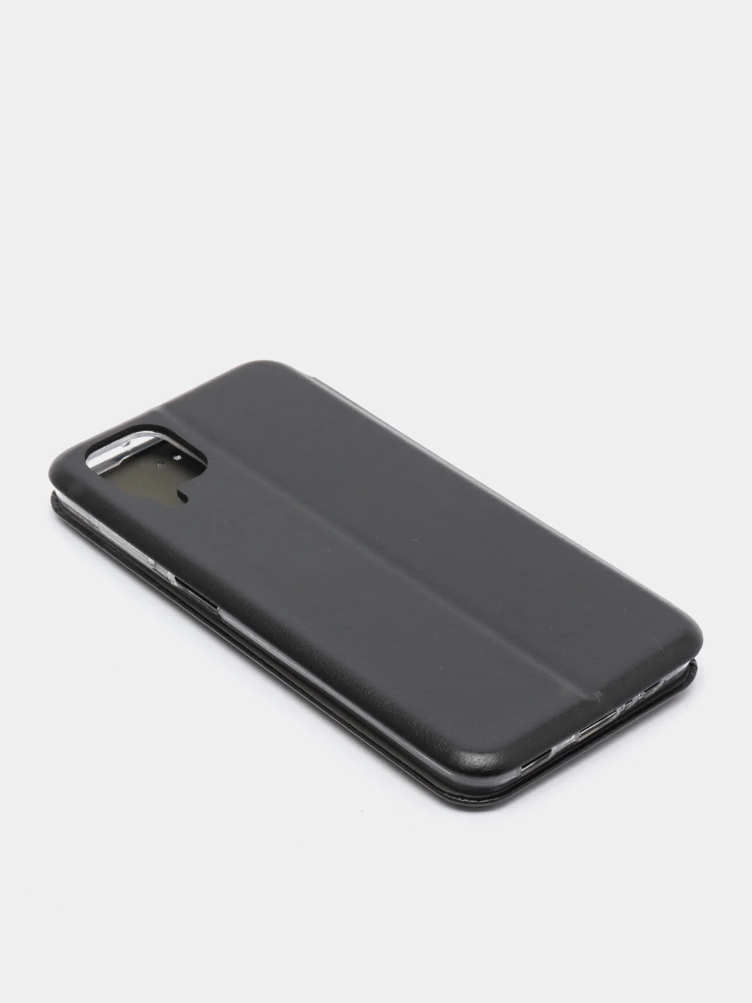 Черный чехол книжка Samsung Galaxy A12 / M12