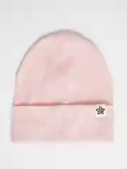 Розовый шапка из трикотажа для девочки