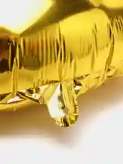 Золотой воздушный шар "Цифра 6" 100 см, золотой