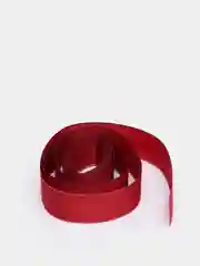Бордовый лента репсовая с люрексом и атласной вставкой, 2,5 см x 2 метра