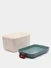 Мятный короб пластиковый с крышкой