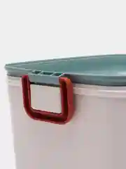 Мятный короб пластиковый с крышкой