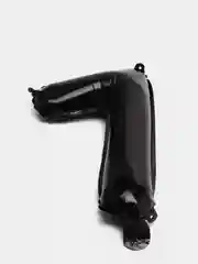 Черный воздушный шар "Цифра 7" 40 см, черный
