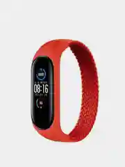 Красный ремешок матерчатый, для Xiaomi Mi Band 3, 4, 5, 6, 7