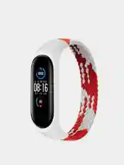 Алый ремешок матерчатый, для Xiaomi Mi Band 3, 4, 5, 6, 7