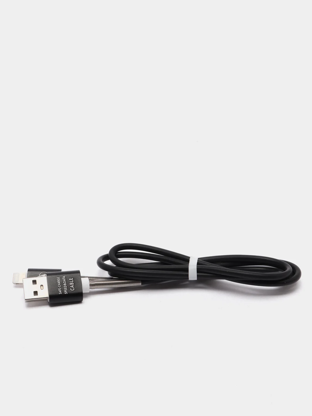 Черный кабель для зарядки Type-C