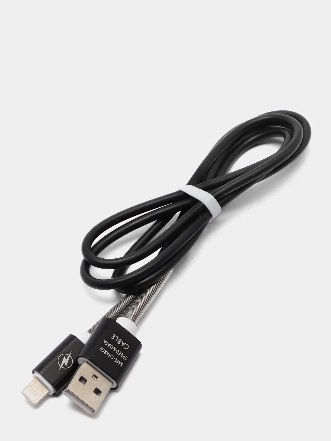 Черный кабель для зарядки Type-C