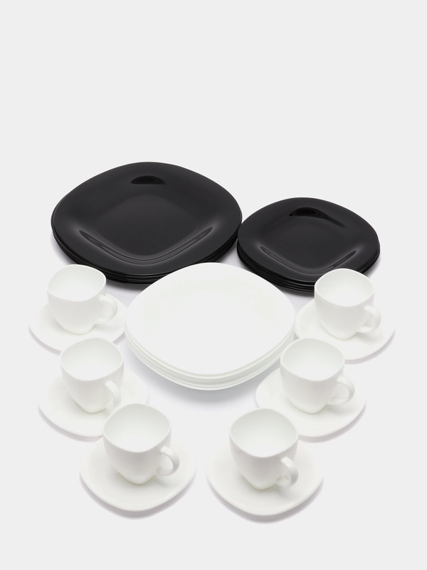 Сервиз столовый Carine White&Black, 30 предметов