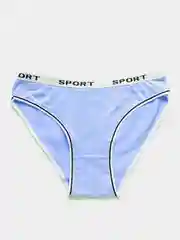 Голубой трусы женские Sport хлопок