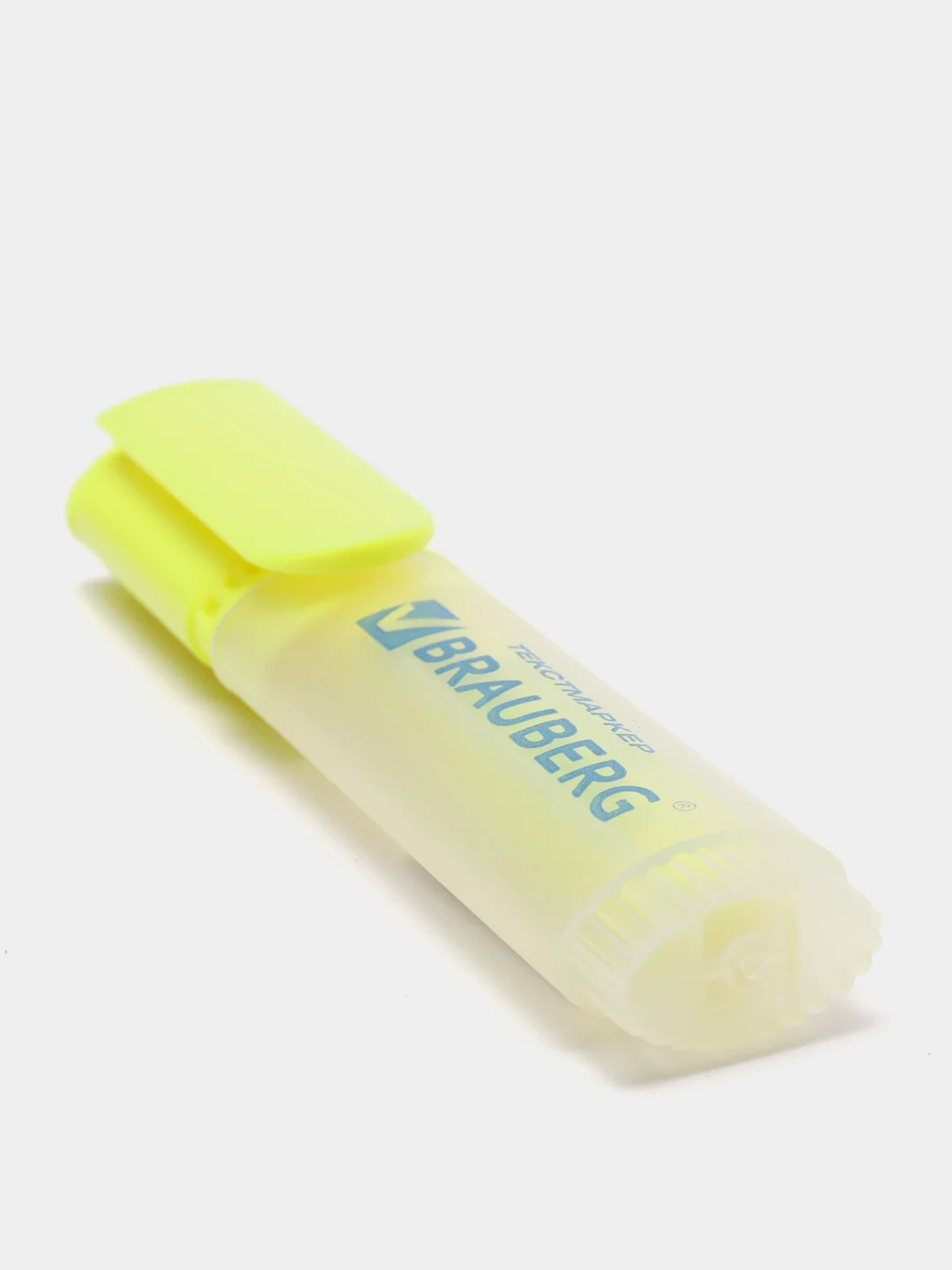 Текстовыделитель BRAUBERG "FLUO", ЖЕЛТЫЙ, линия 1-5 мм