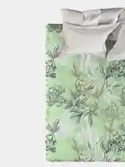 Салатовый простыня Галтекс "Симфония и Навия", бязь, 1.5-спальный, 2-спальный, евро