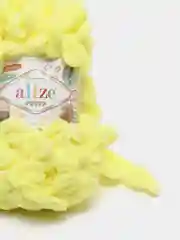 Лимонный пряжа Alize Puffy петельки