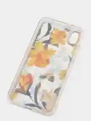 Желтый чехол Xiaomi Redmi 7A, Сяоми Редми 7А, прозрачный с рисунком
