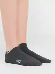 Угольный носки короткие, унисекс