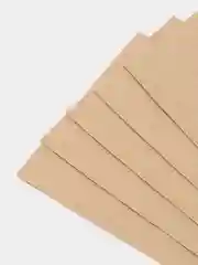 Пакет бумажный без ручек крафт прямое дно (10шт)