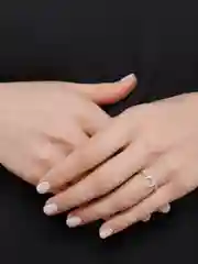 Серый металлик женские кольца с листьями, луной, треугольниками