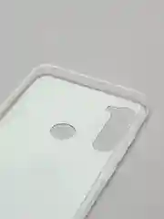 Серый чехол Xiaomi Redmi Note 8 / Redmi Note 8 2021 силиконовый с рисунком