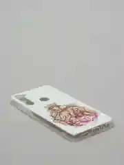 Серый чехол Xiaomi Redmi Note 8 / Redmi Note 8 2021 силиконовый с рисунком