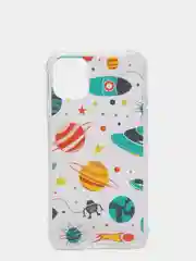 Зеленый чехол космос  iPhone 11 11pro 12mini 12 12pro X Xs Xr Xs max 7  8  7+ 8+