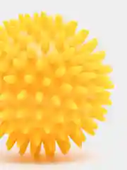Желтый мяч массажный для МФР, фитнеса, йоги, для взрослых и детей