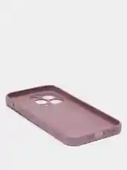 Сиреневый чехол силиконовый со стеклянной панелью для iPhone 13 Pro